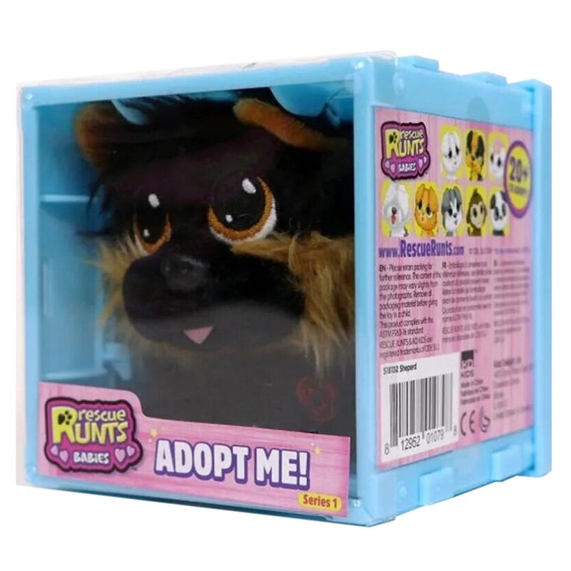 PLAYFUN - Rescue Runts Babies - Pastor Aleman - Peluche
