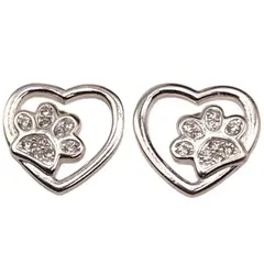 LK LUKSO - Aros Huella de Mascota con Circón