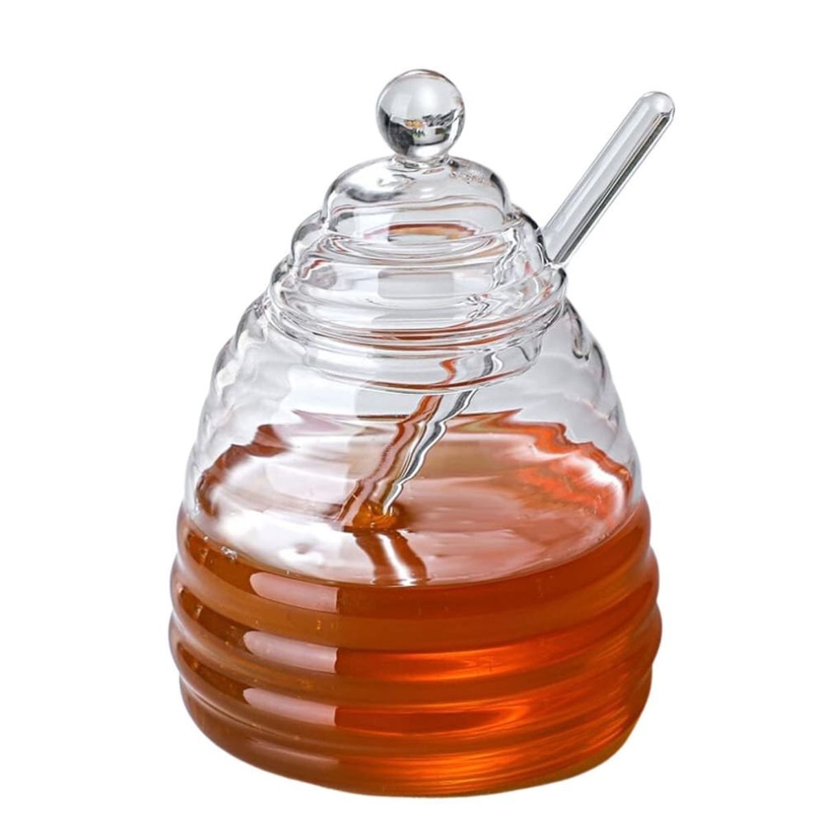 CAP DOR - Mielero de Vidrio con Varilla Agitadora II