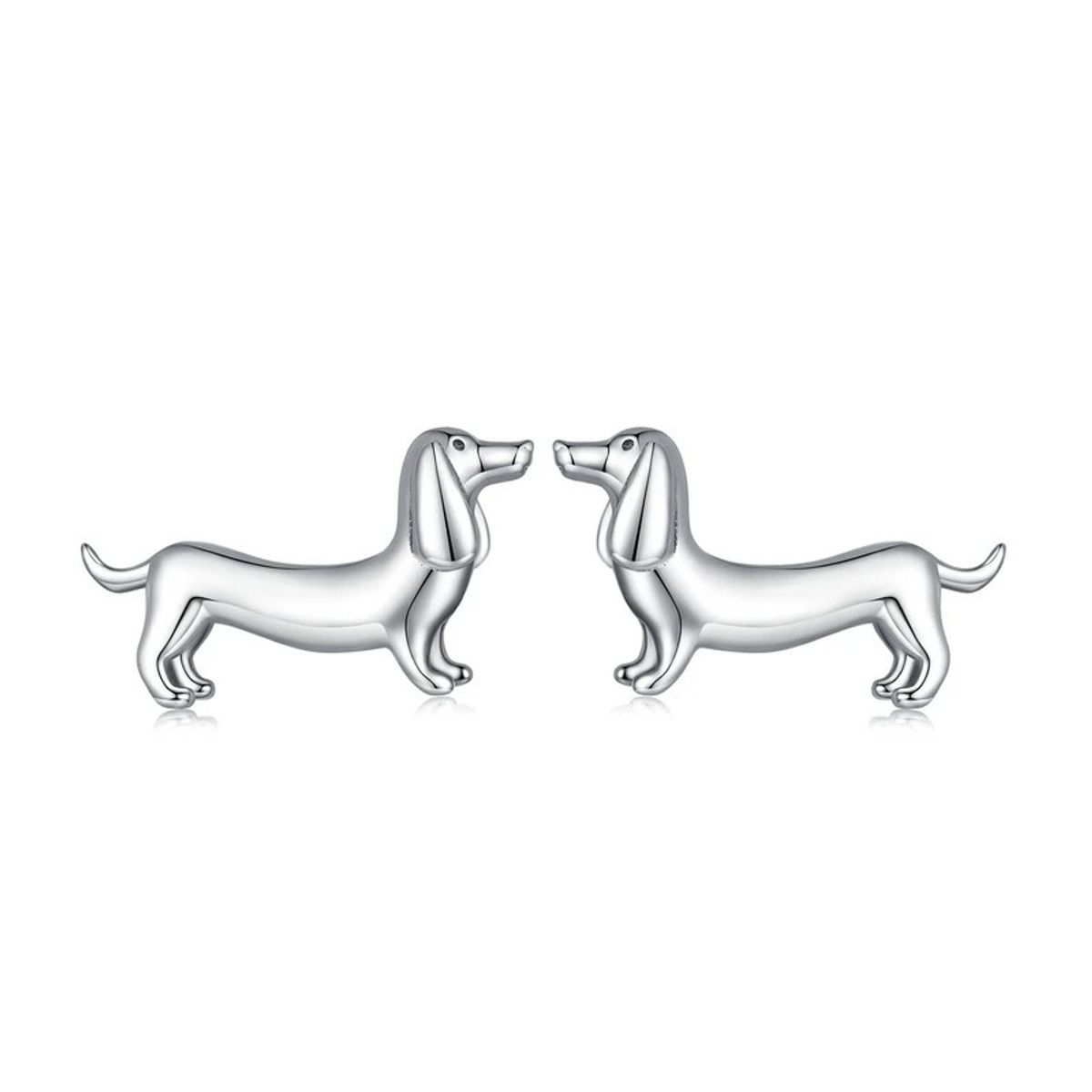LK LUKSO - Aros Perrito Salchicha Dachshund en Plata 925 