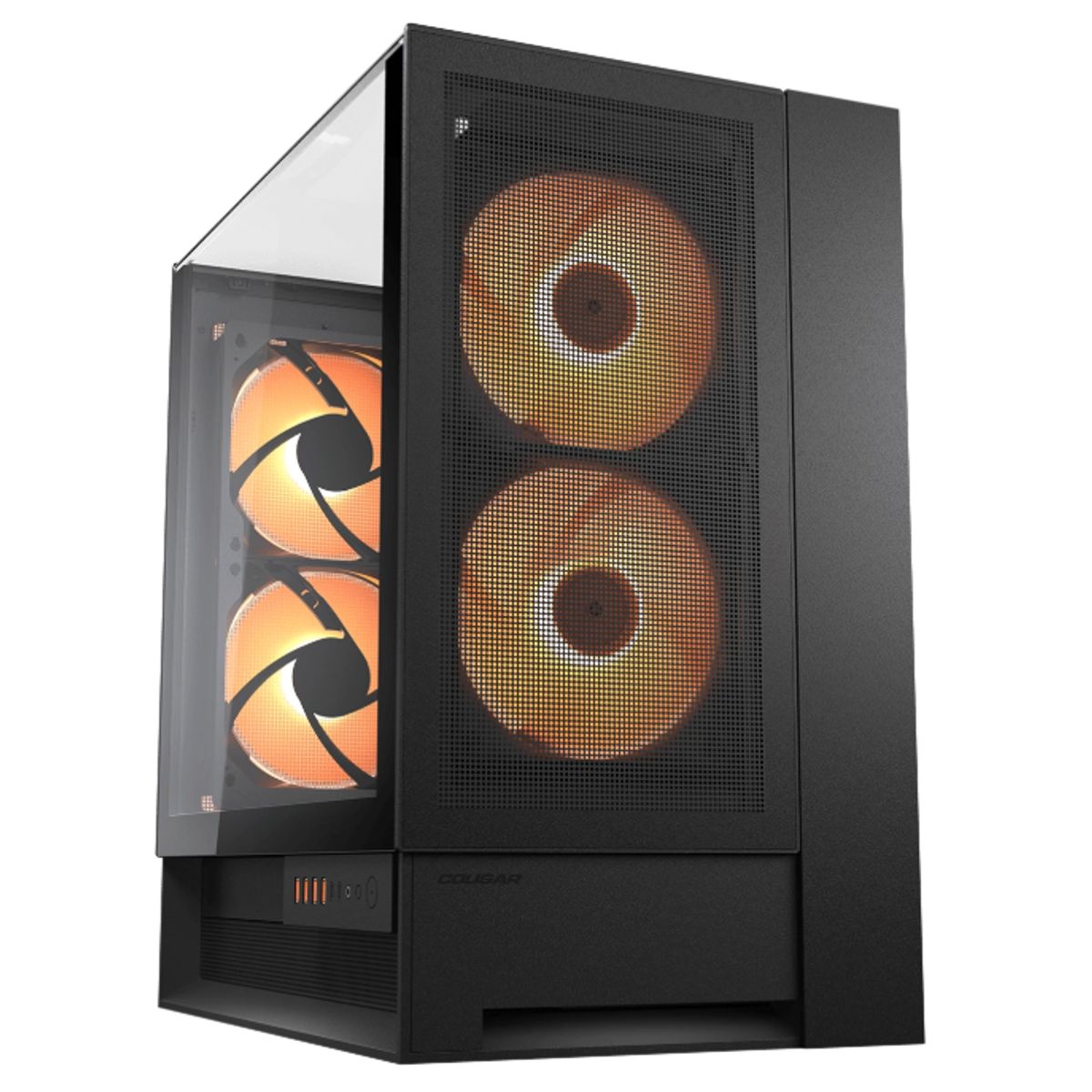 COUGAR - Gabinete Modular - Cougar OmnyX - SFuente - ATX - Negro