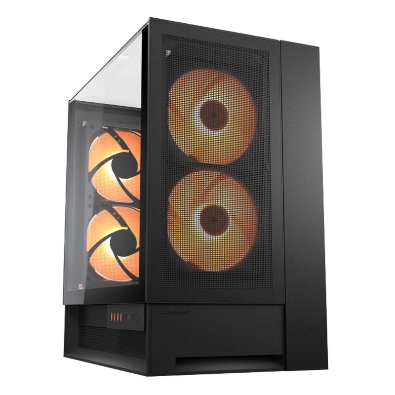 COUGAR - Gabinete Modular - Cougar OmnyX - SFuente - ATX - Negro