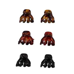 BIJOUTERIA LB20 SPA - Set de 6 Pinza tipo tiburón para el pelo - promo 10