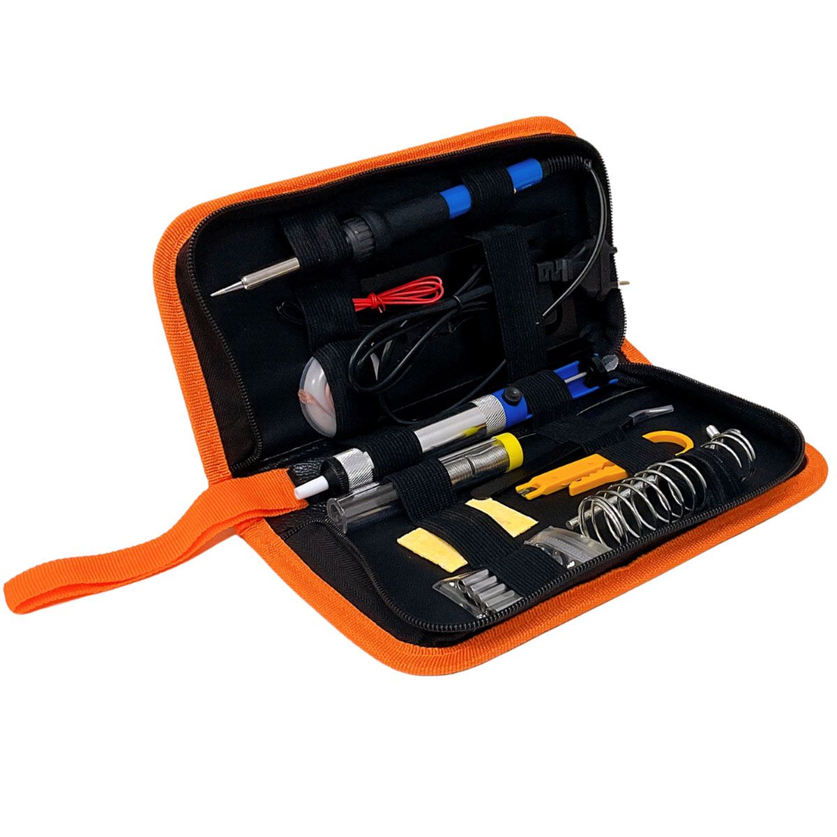 GENERICO - KIT DE HERRAMIENTAS PARA SOLDAR CAUTIN DESOLDADOR ESTAÑO