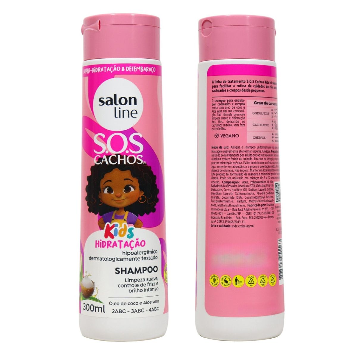 SALON LINE - SOS CACHOS SHAMPOO KIDS 300 ML SALON LINE