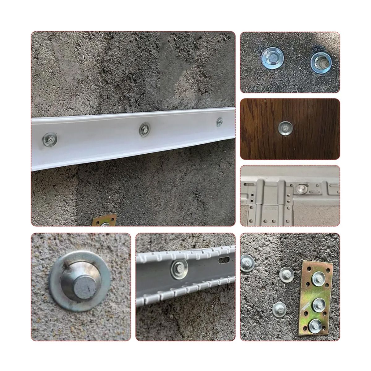 GENERICO - 100 Piezas De Clavos Redondos Para Pistola De Acero Clavos