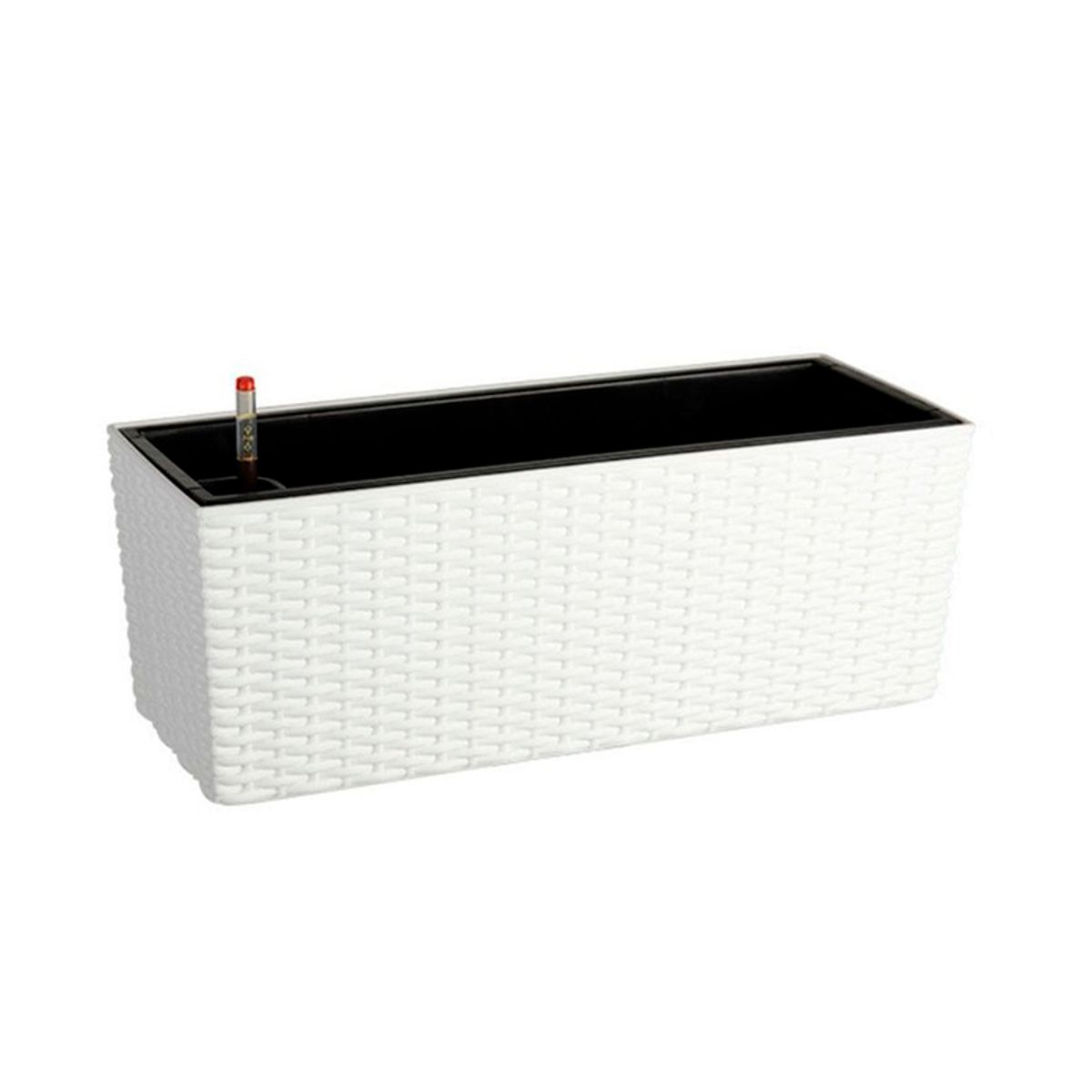 GENERICO - Macetero rectangular 50x49x19 cm blanco Casa VIVA
