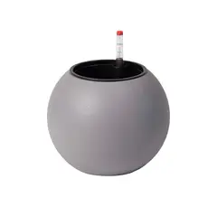 GENERICO - Macetero 16x19.5 cm gris Casa VIVA