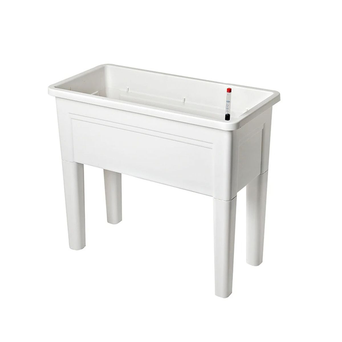 GENERICO - Macetero rectangular 74x34x65 cm blanco Casa VIVA