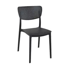 DECO EXTERIOR - 4 Sillas de exterior Lucy color negra