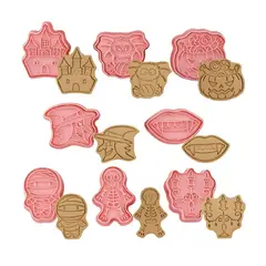 PASTELERIUSCL - 8 Moldes Galletas Halloween Cortadores De Galletas