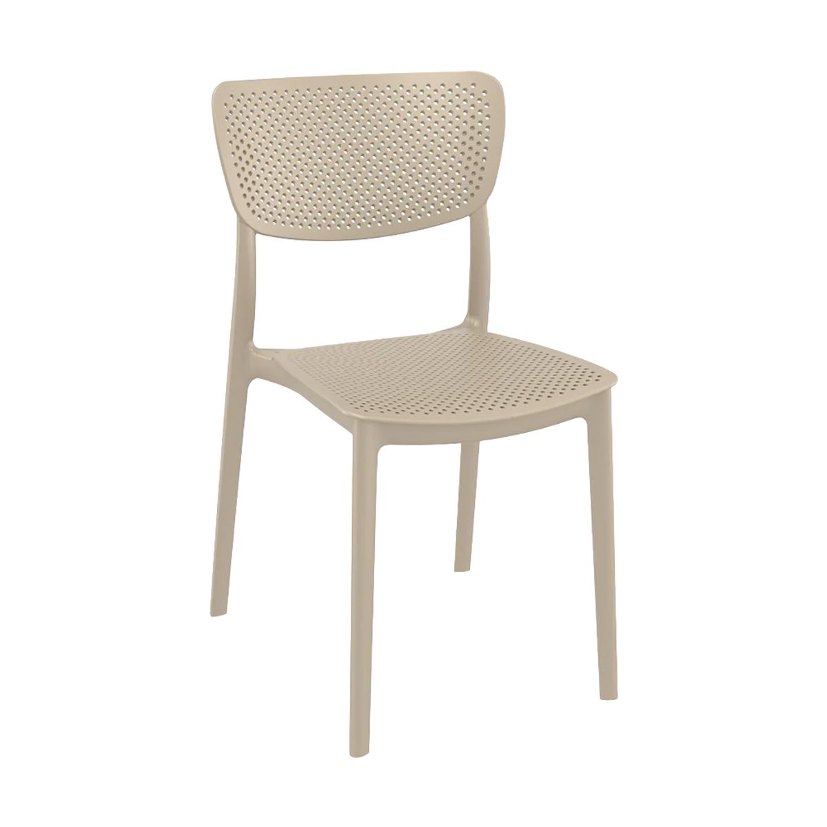 DECO EXTERIOR - 4 Sillas de exterior Lucy color arena