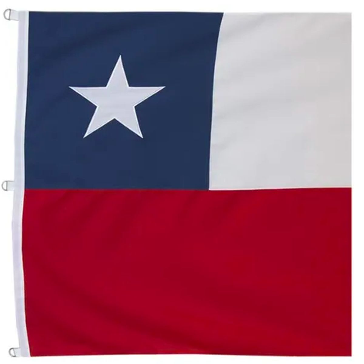 GENERICO - Bandera Chilena Bordada Bistrech 140x210 cm