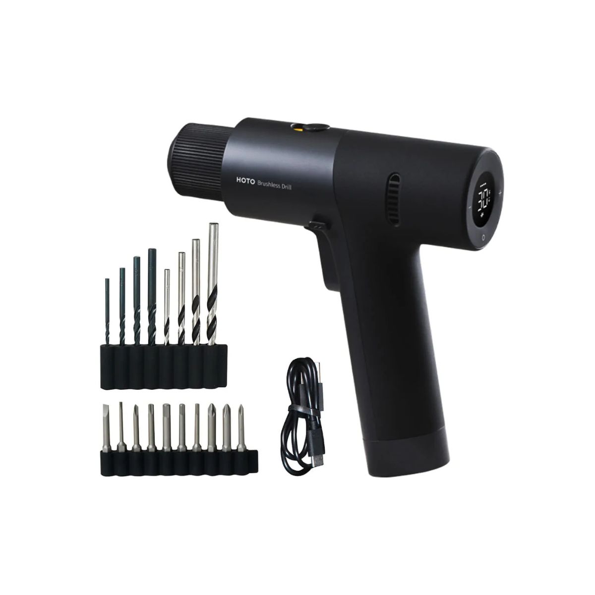 HOTO - HOTO Taladro Inalámbrico + Cartonero + Huincha Autobloqueo