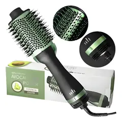 GENERICO - Cepillo Brushing Secador Y Voluminizador Avocado Estilizador