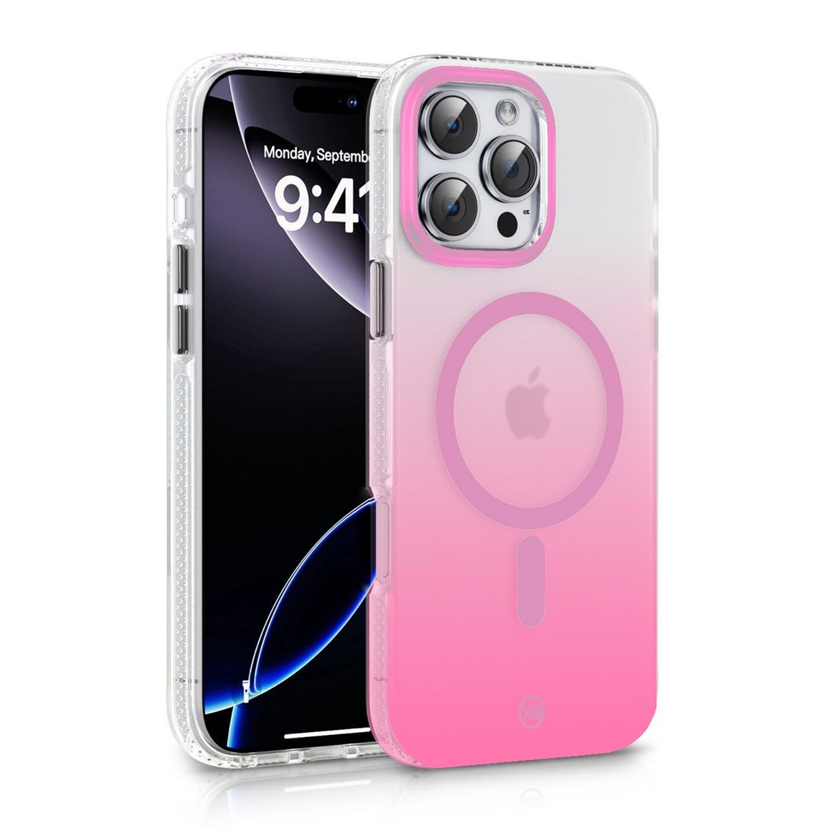 KBOD - Carcasa Rainbow Kbod A36 Magsafe Para iPhone 15 Pro Rosa