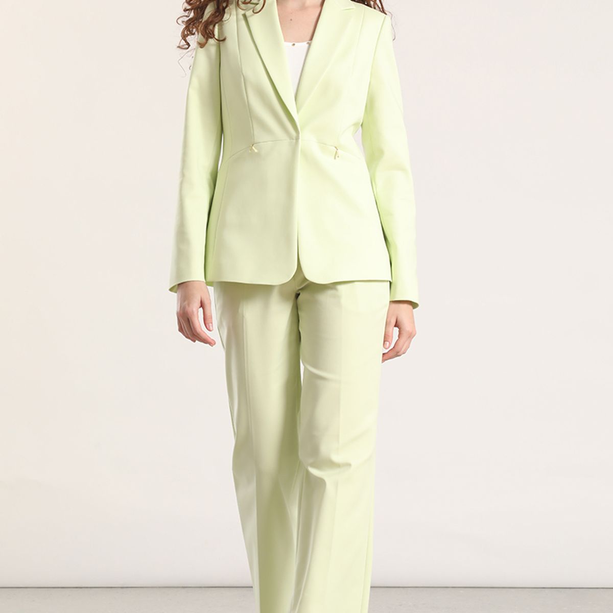 LIOLA - Pantalón flare liola mujer pistacho