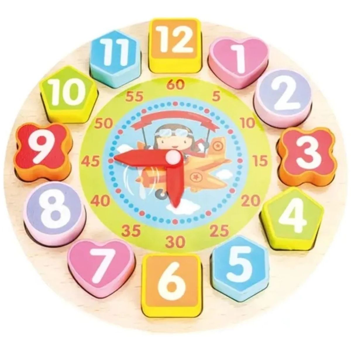 GENERICO - Juguete Didáctico Reloj De Enseñanza Para Niños Armable