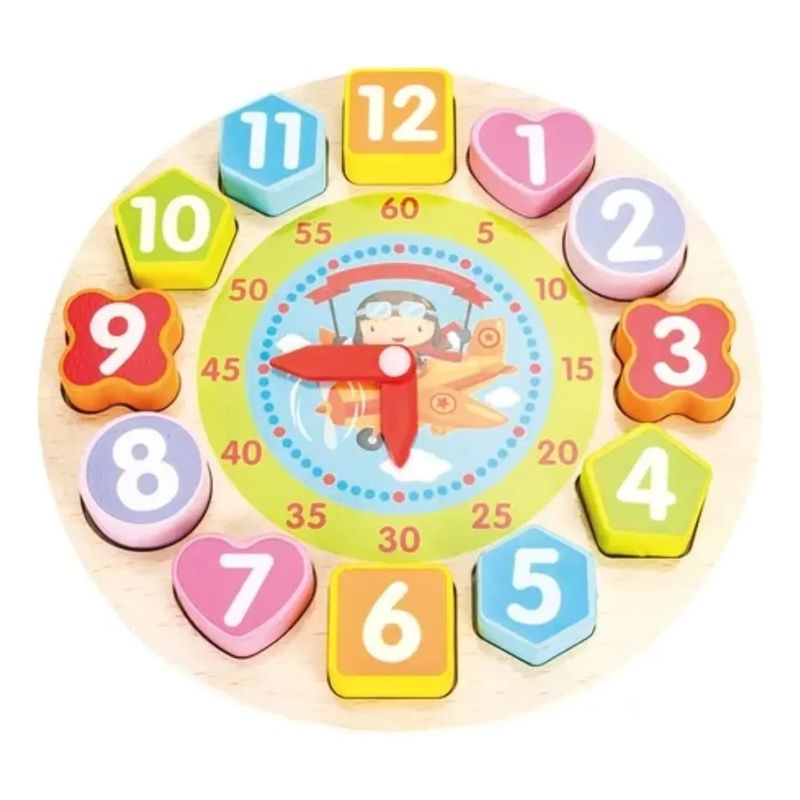 GENERICO - Juguete Didáctico Reloj De Enseñanza Para Niños Armable