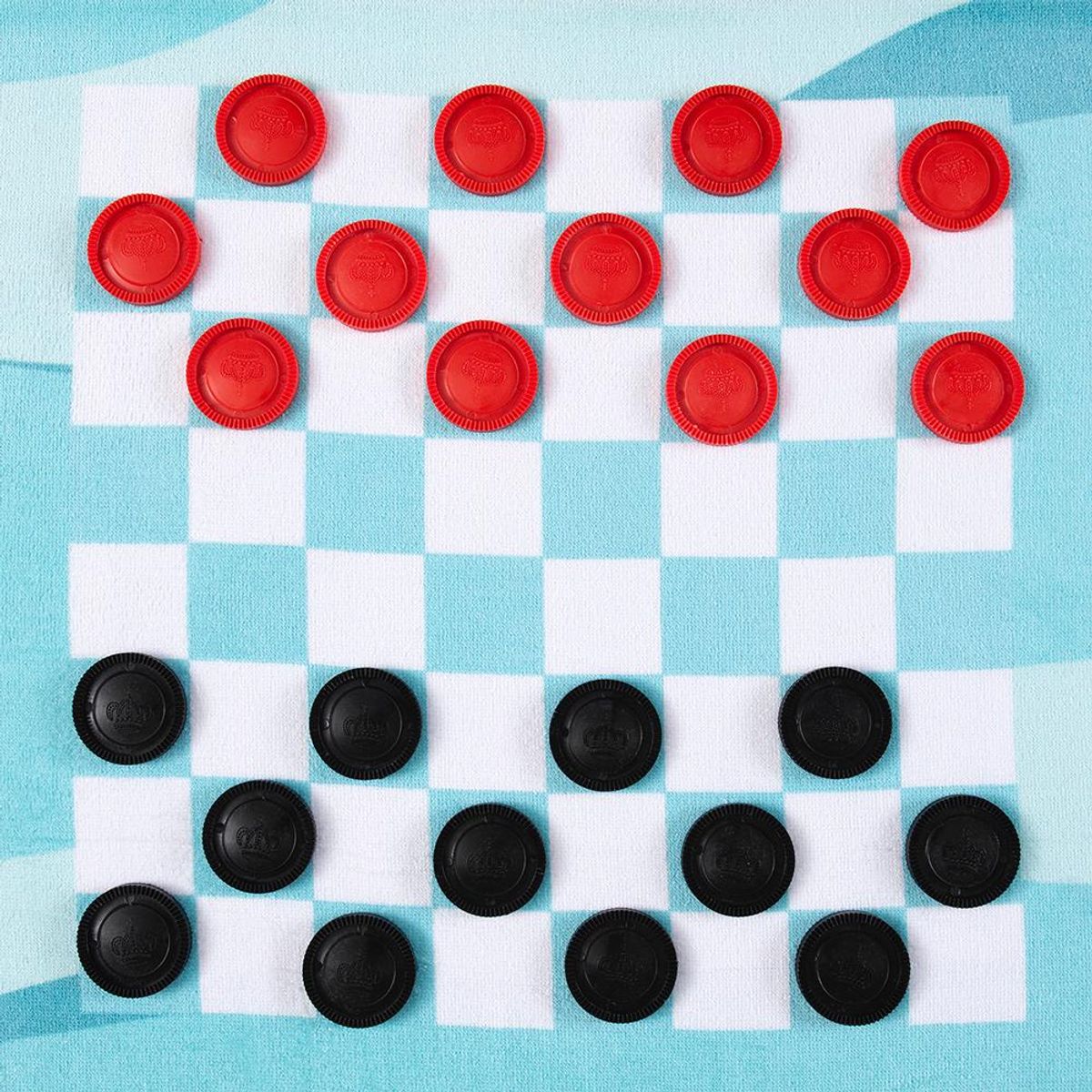 MASHINI - Toalla Con Juego De Playa Dama Celeste 70x150 100 % Algodon Mashini