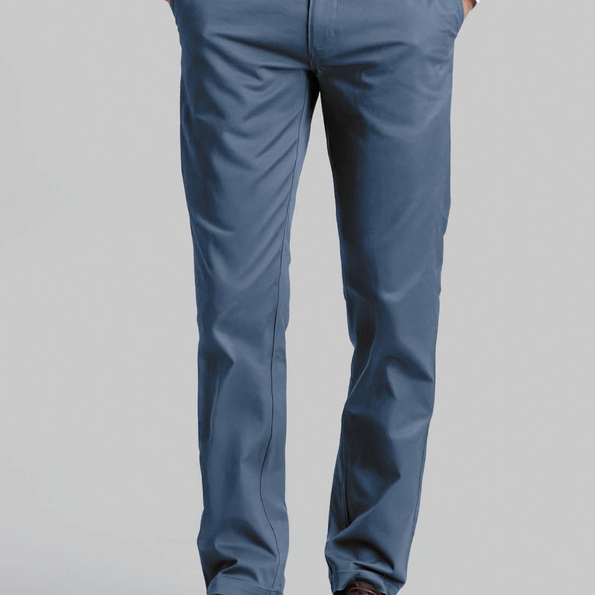 FEROUCH - Pantalón Twill Slim /33 Gris Ferouch