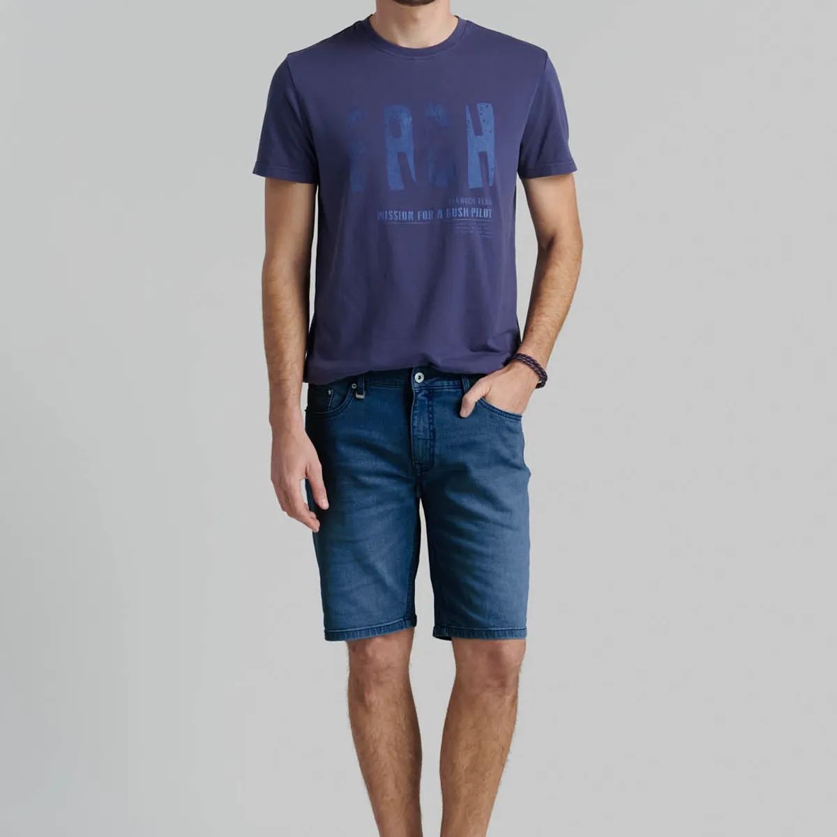 FEROUCH - Bermuda Kansas Sport Azul Ferouch