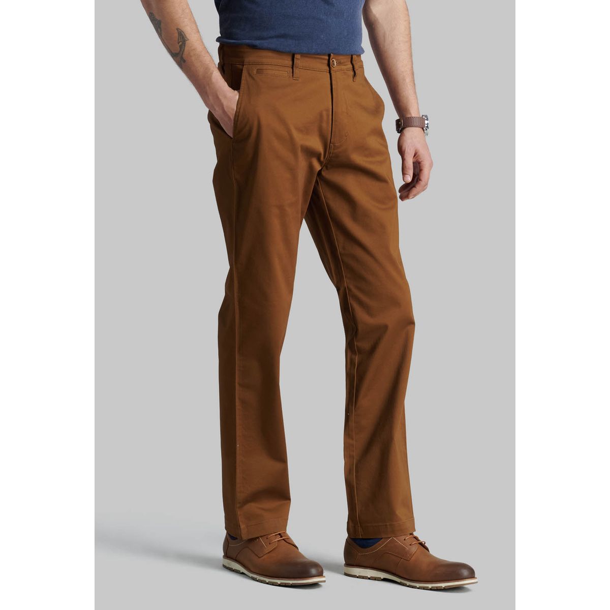 FEROUCH - Pantalón Twill Without Pleats L/31 Business Café Ferouch