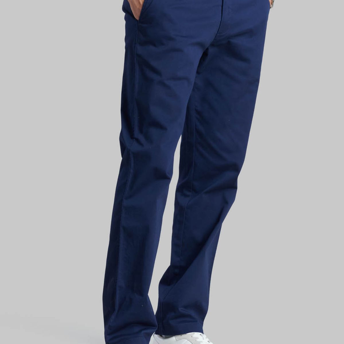 FEROUCH - Pantalón Twill Without Pleats L/31 Business Azul Ferouch