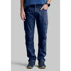 FEROUCH - Pantalón Kansas Sport Azul