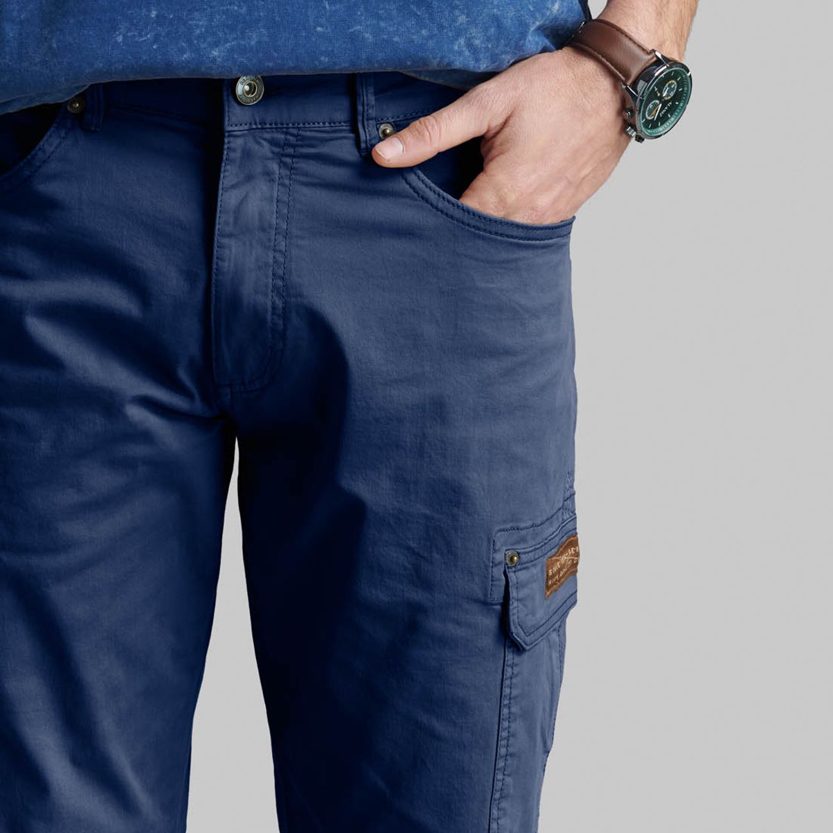 FEROUCH - Pantalón Kansas Sport Azul Ferouch
