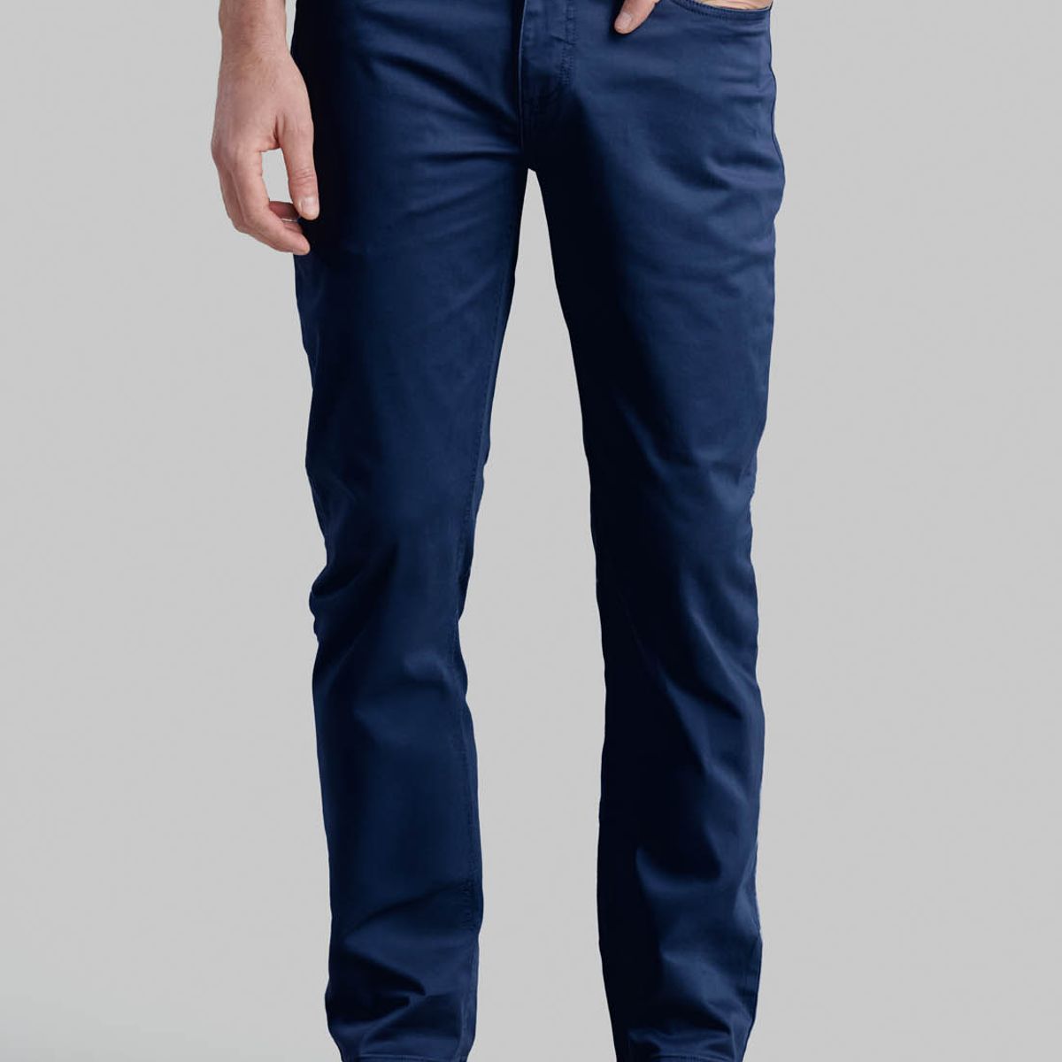 FEROUCH - Pantalón Five Pocket Azul Ferouch