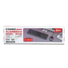 UTEK - Kit teclado y mouse alámbrico USB UT‑KTD250