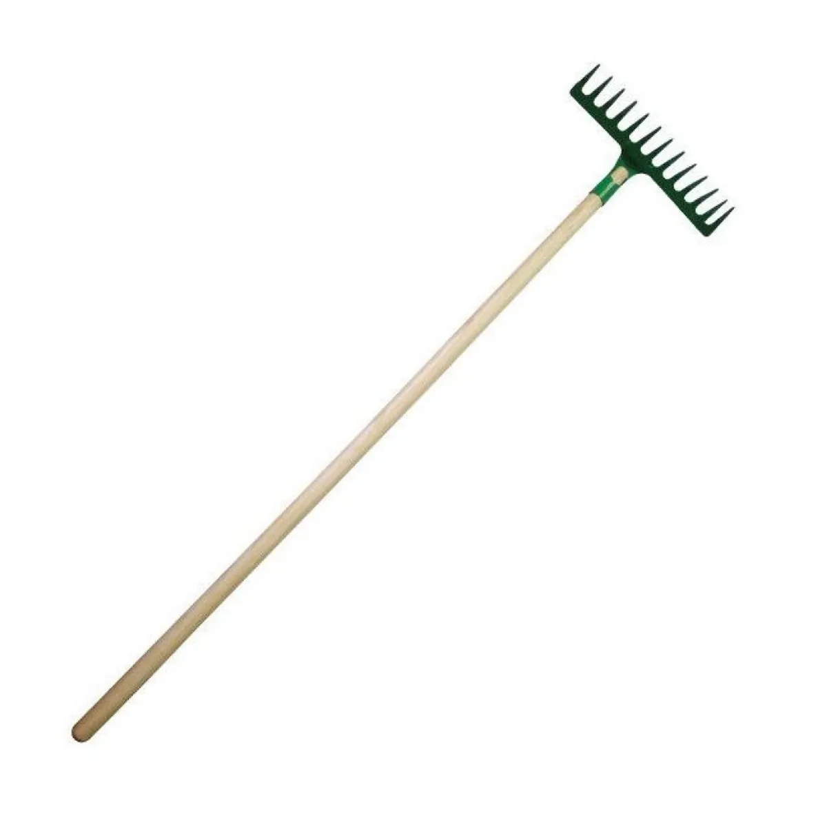 LIOI - RASTRILLO 12 DIENTES CON MANGO MADERA LIOI