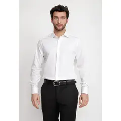 TRIAL - Camisa Hombre Formal Popelina Dynamic Blanco
