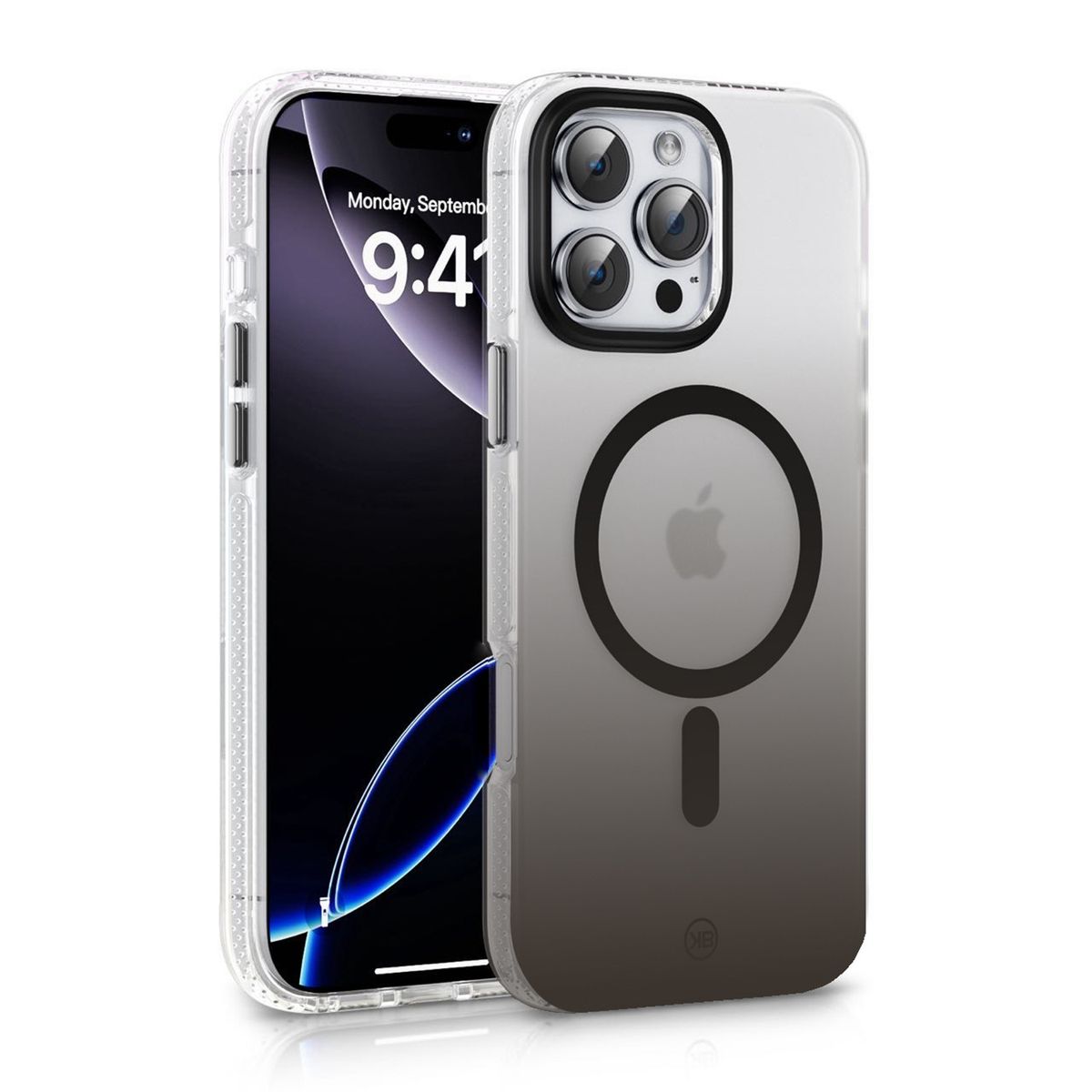 KBOD - Carcasa Rainbow Kbod A36 Magsafe Para iPhone 16 Negro