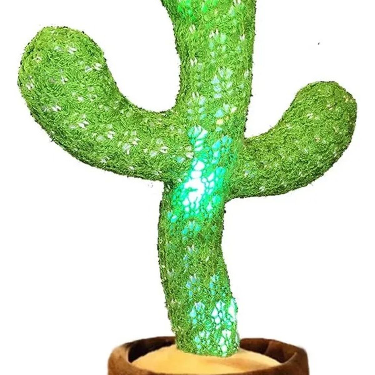 GENERICO - Cactus Bailarín Musical Repetidor Recargable Voz Interactivo