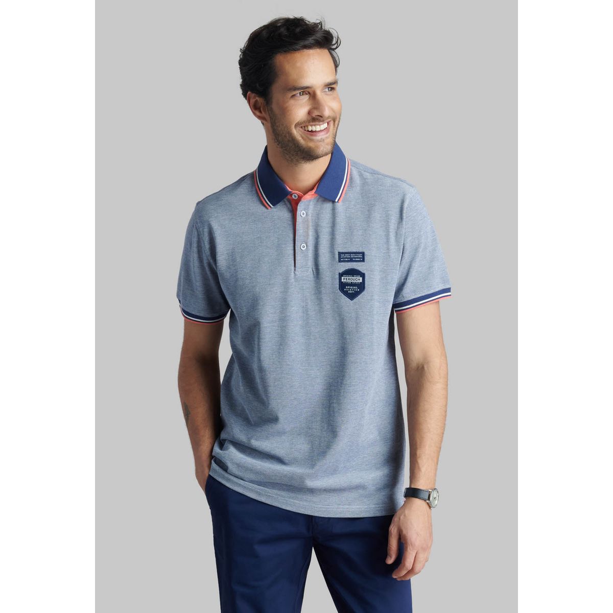 FEROUCH - Polera Texas Azul Ferouch