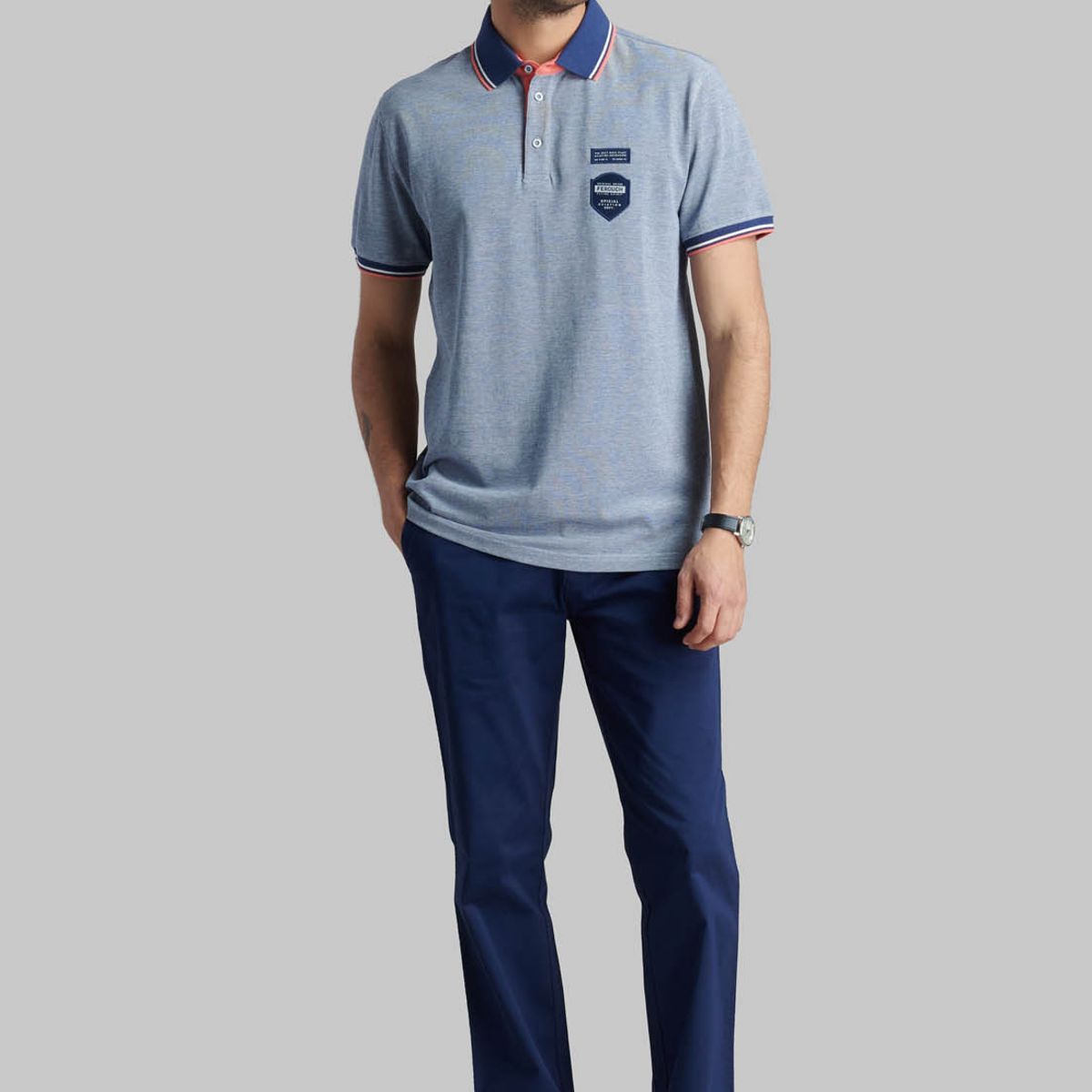 FEROUCH - Polera Texas Azul Ferouch