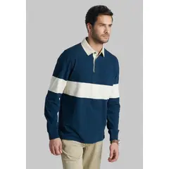FEROUCH - Polera Newark Azul