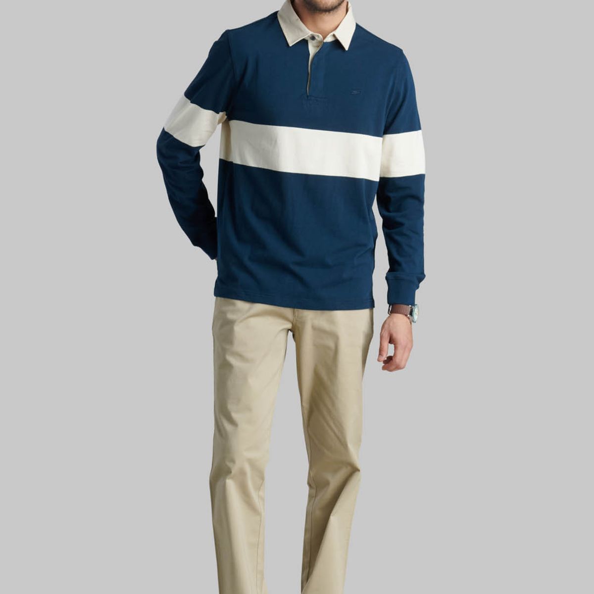 FEROUCH - Polera Newark Azul Ferouch