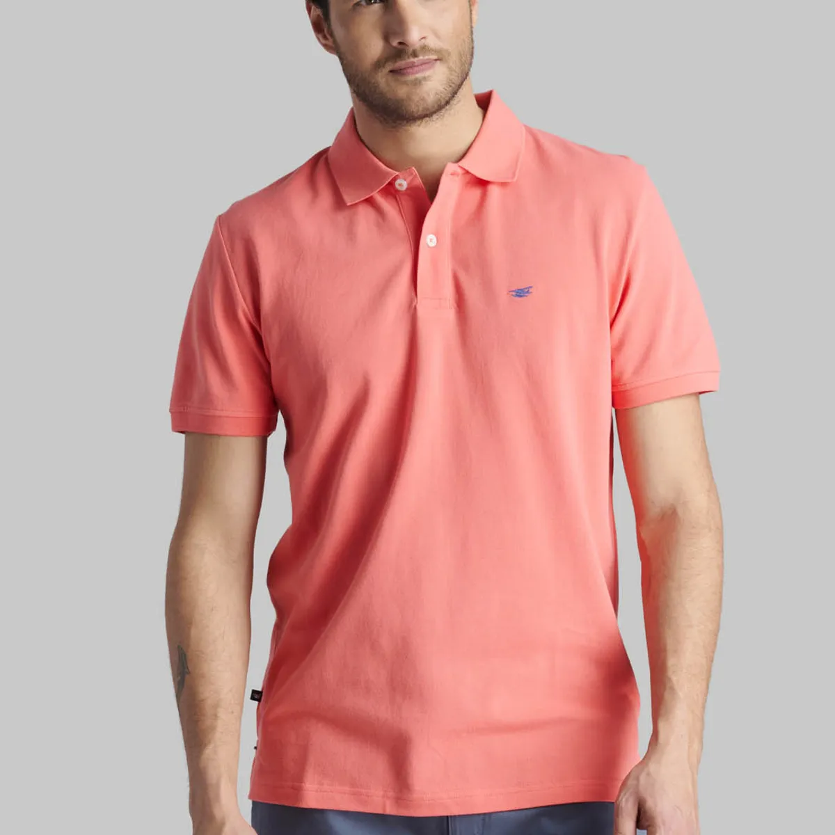 FEROUCH - Polera Pique Basica Rojo Ferouch