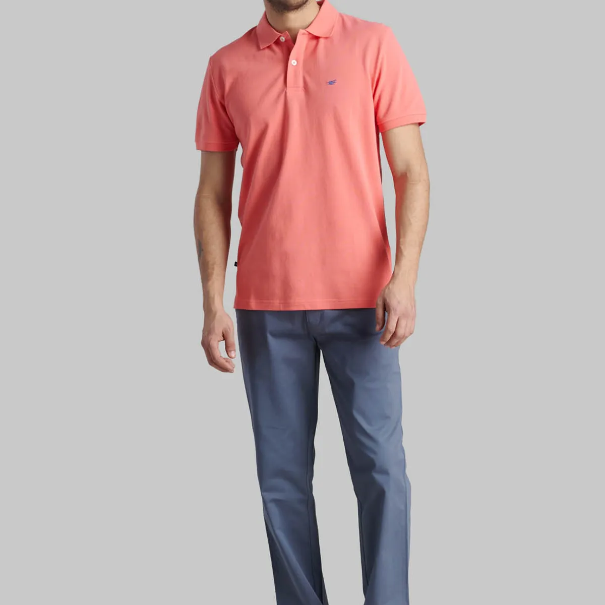 FEROUCH - Polera Pique Basica Rojo Ferouch