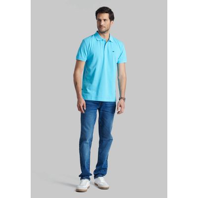 Imagen 2 del producto Polera Pique Basica Celeste