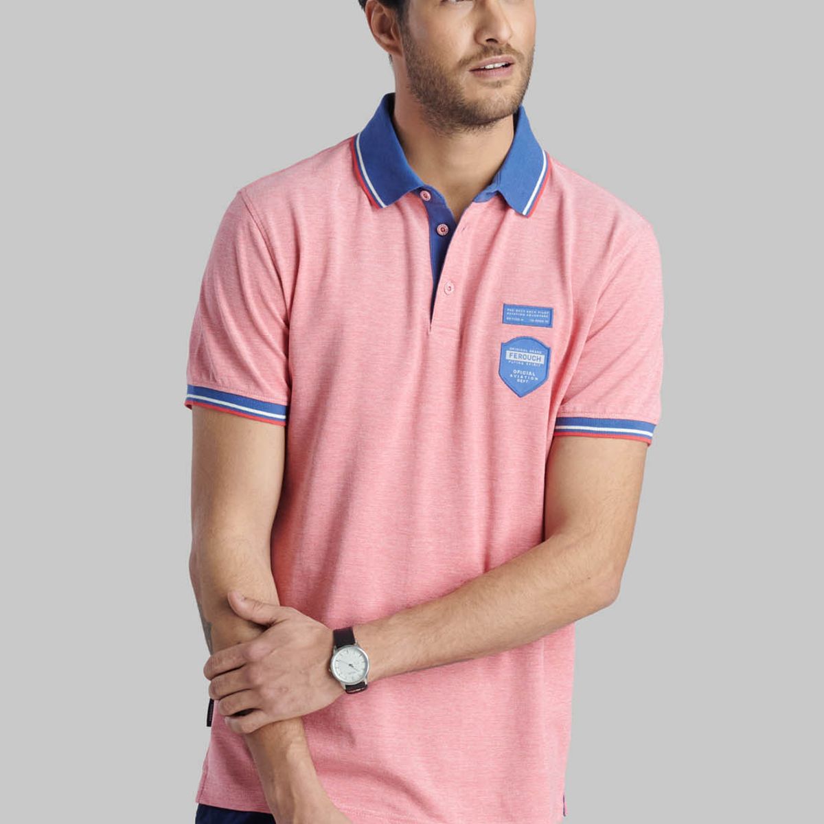 FEROUCH - Polera Texas Rojo Ferouch