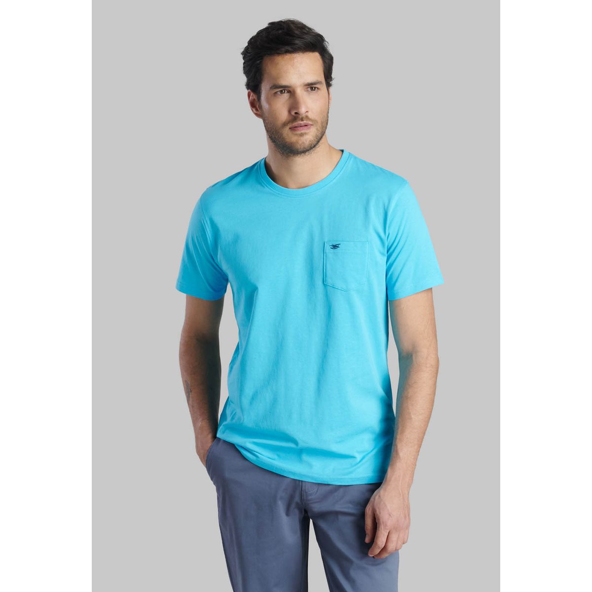 FEROUCH - Polera Houston Celeste Ferouch