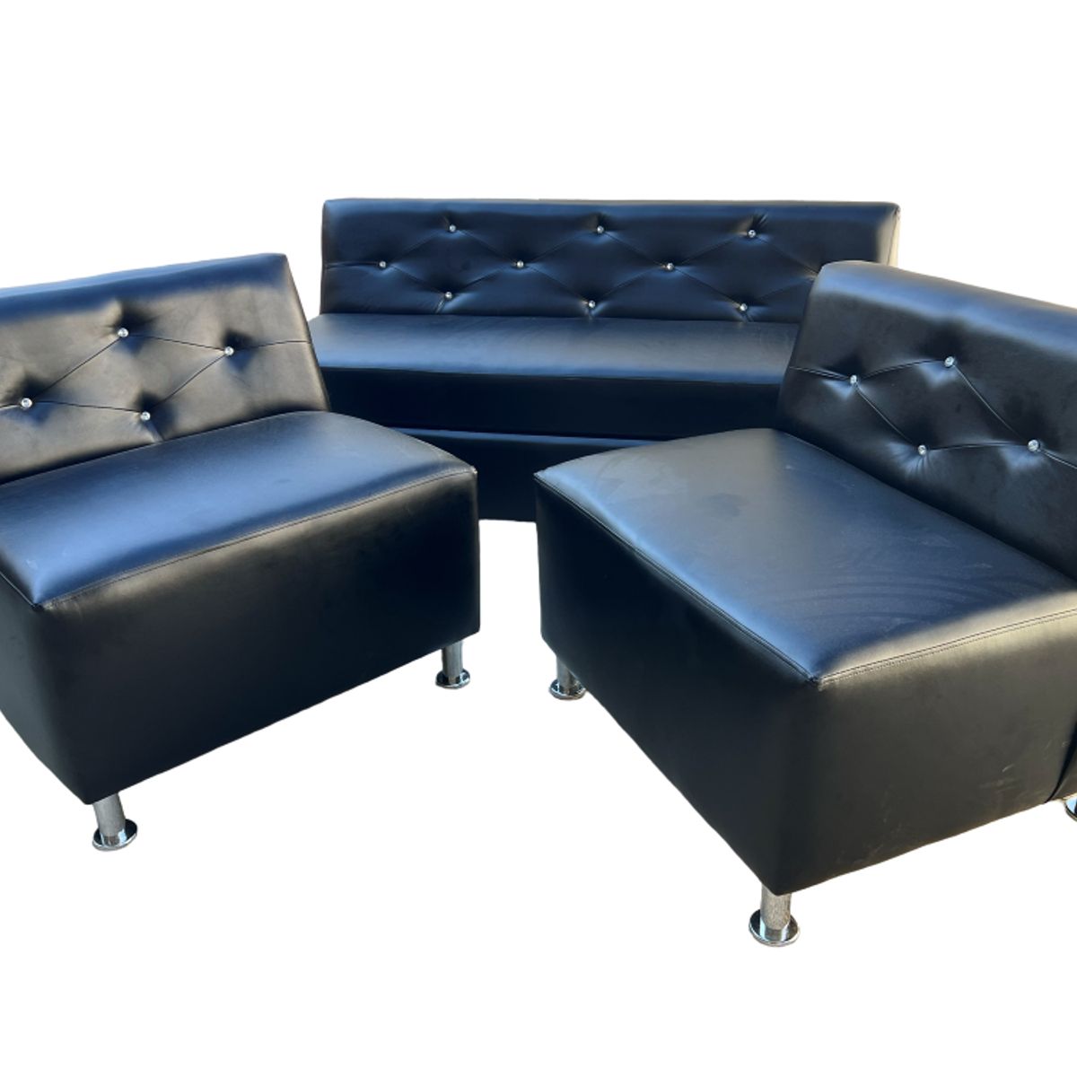 MUEBLES NEW - JUEGO DE LIVING CON BAÚL