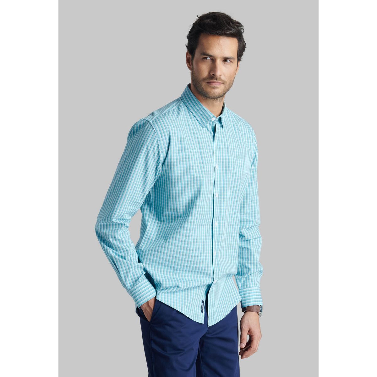 FEROUCH - Camisa Lancaster Verde Ferouch