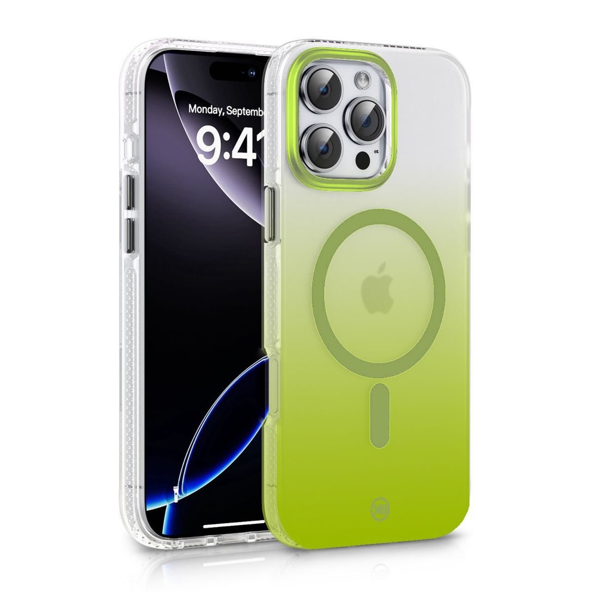 KBOD - Carcasa Rainbow Kbod A36 Magsafe Para iPhone 16 Pro Amarillo