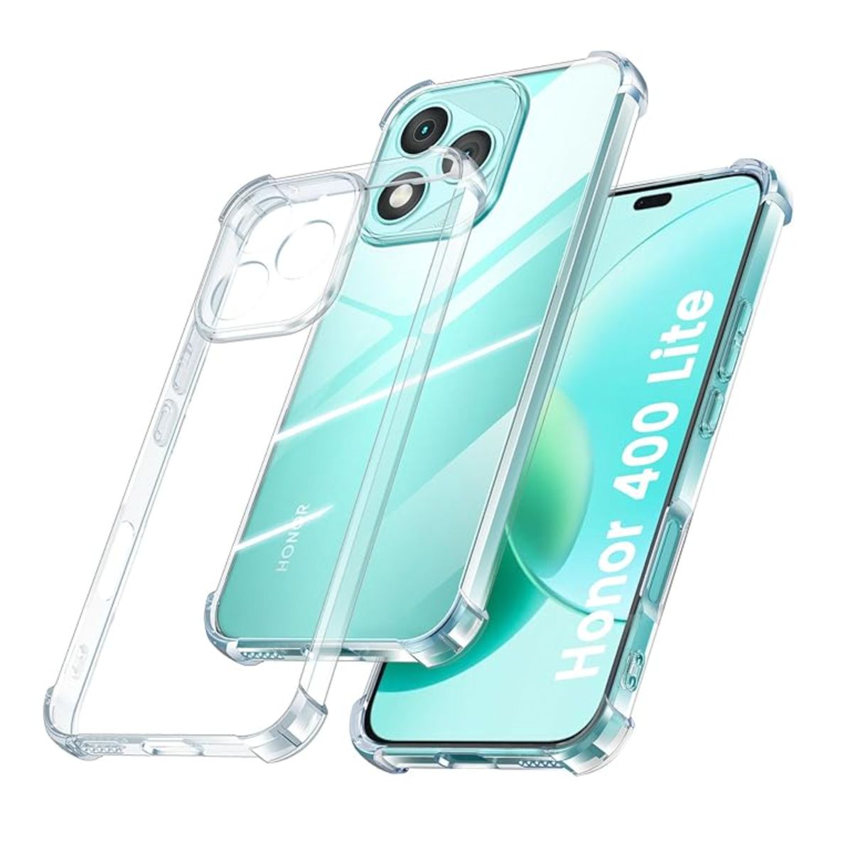 JOIGO - Carcasa Transparente Reforzada Para Honor 400 Lite
