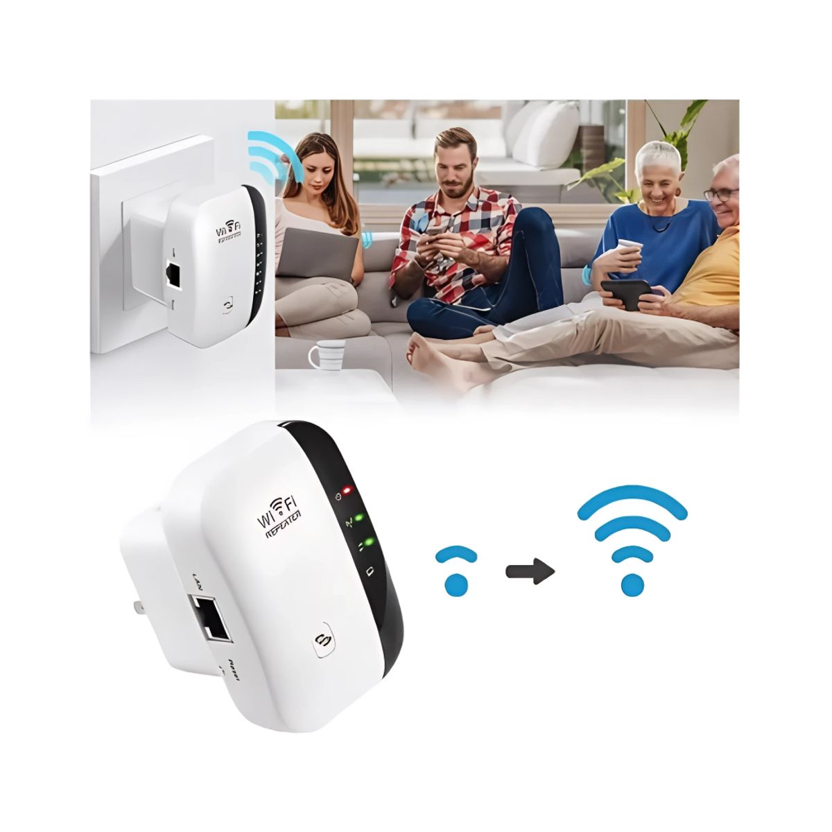 MOVI - Amplificador y Repetidor de señal Wifi